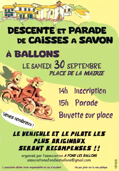 Descente de caisses à savon