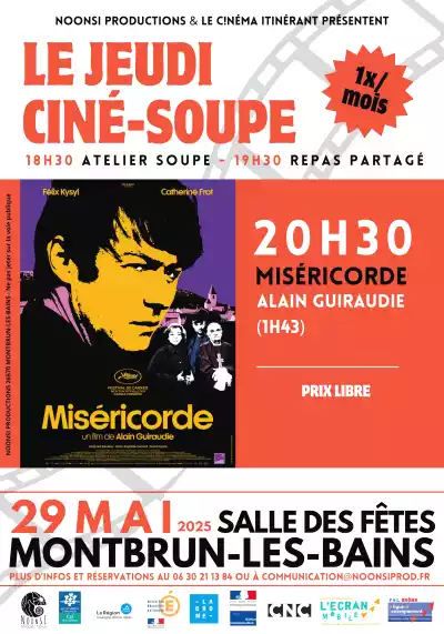 Le Ciné Soupe du jeudi 29 Mai