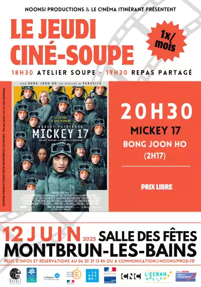 Le Ciné Soupe du jeudi 12 juin