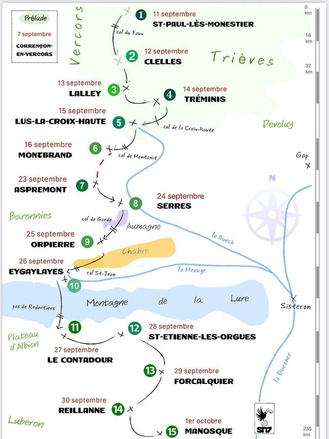 la grande rando le parcours