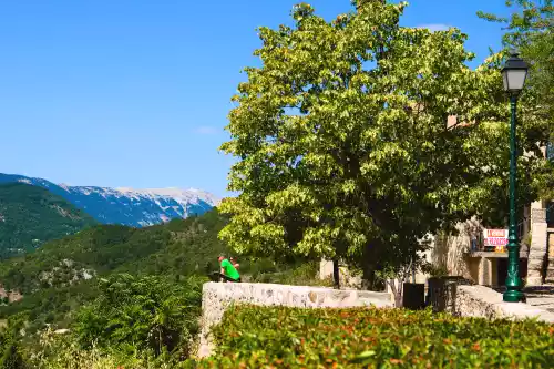 Tilleul Place du Grand Soleil à Montbrun les Bains (26 - Baronnies)