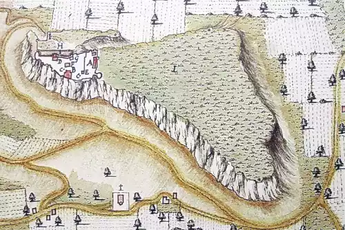 Plan du castrum de Mévouillon