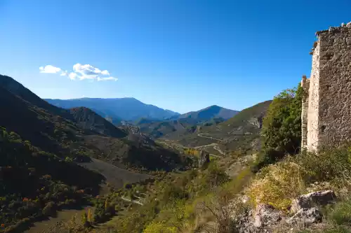 La vallée de l'anary et le mont Ventoux