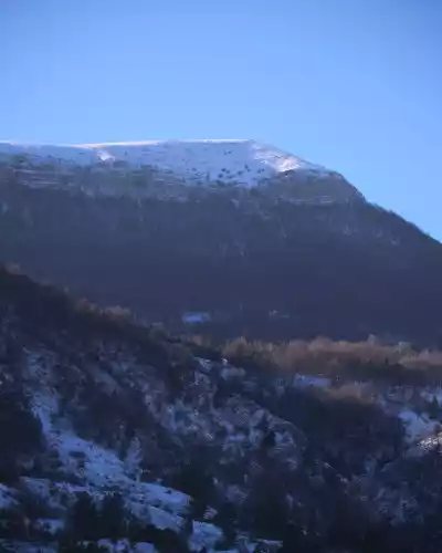 Sommet du pied de mulet (Pe de Muou 1537m) en hiver